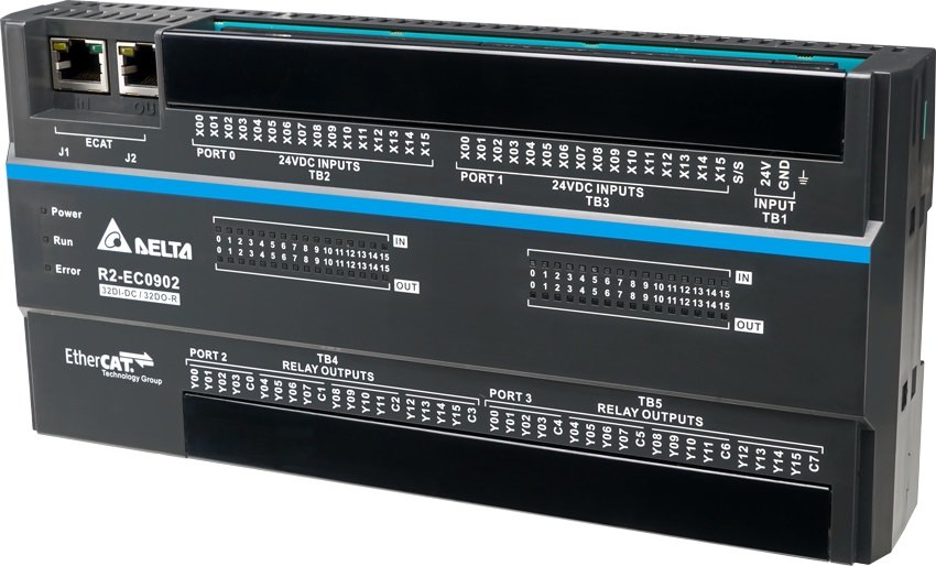 Delta Delivers Digital I/O Remote Module with Integrated Output Relays for EtherCAT Networks